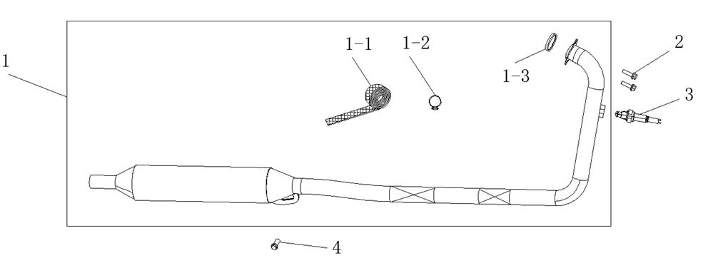 Auspuff Ersatzteile Auspuff Brixton BX125 - Cromwell 125