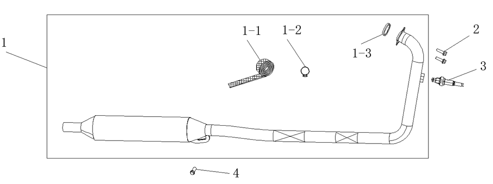 Ersatzteile Auspuff Brixton BX125 - Cromwell 125