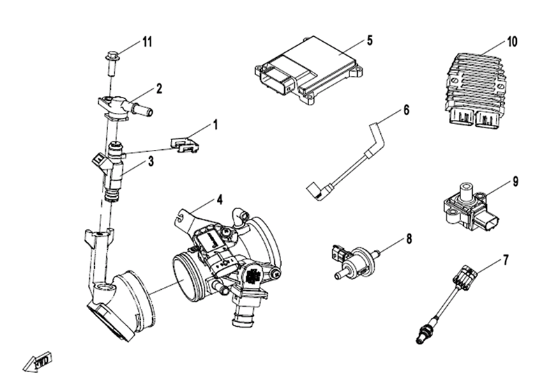 Ersatzteile Motorelektronik CFMOTO - CForce 450 ONE