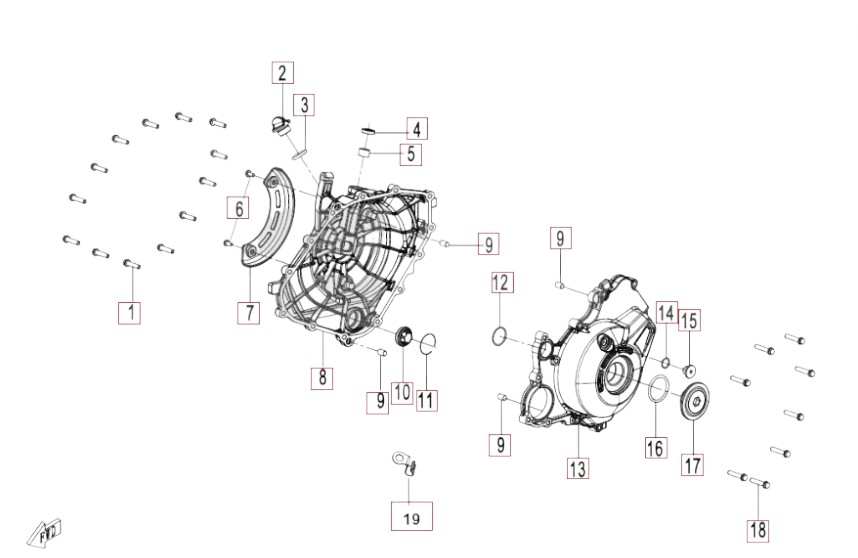 Abdeckung Beidseitig - CFMOTO 675 SR-R