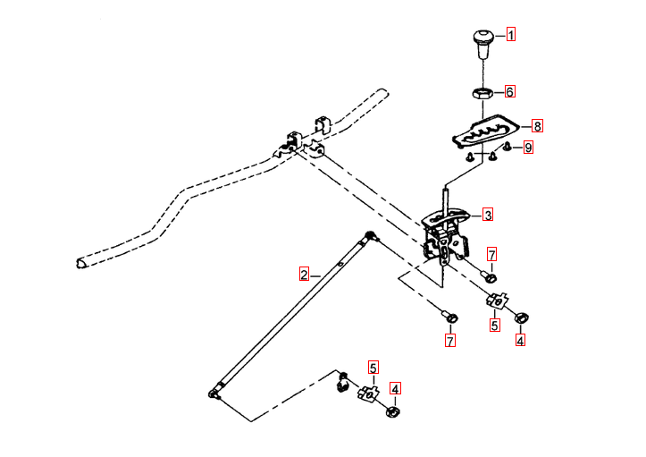 TGB Blade 1000 Gangschlathebel