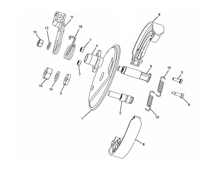 Royal Enfield Bullet Bremse Hinten