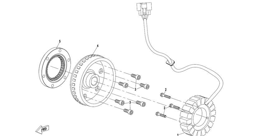 CFMoto CForce 1000 Lichtmaschine