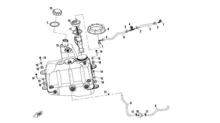 CFMoto CForce 1000 Tank