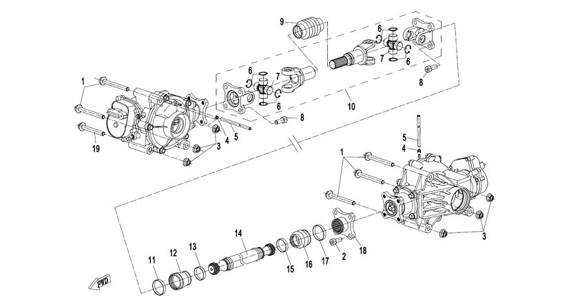 CFMoto CForce 520 Anhängerkupplung