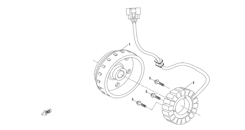 CFMoto CForce 520 Lichtmaschine