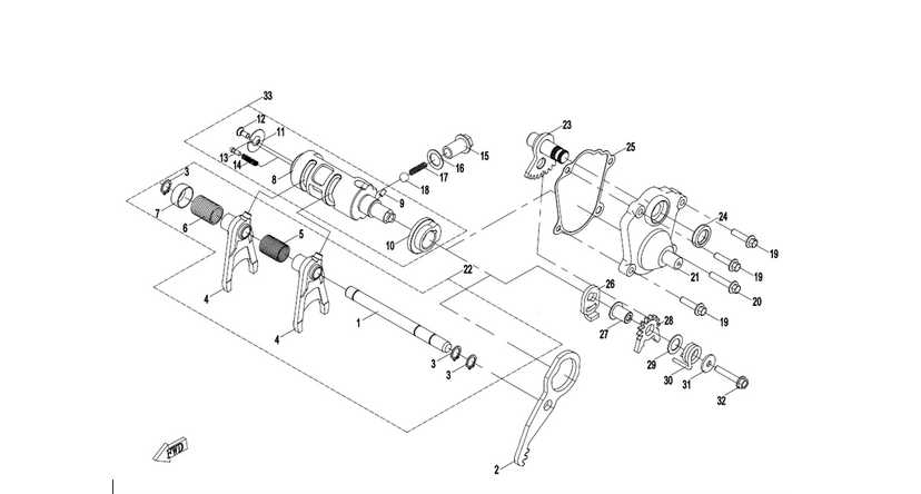 CFMoto CForce 520 Seilzugstarter