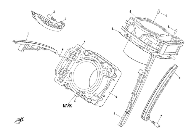 CFMoto CForce 850 Zylinder