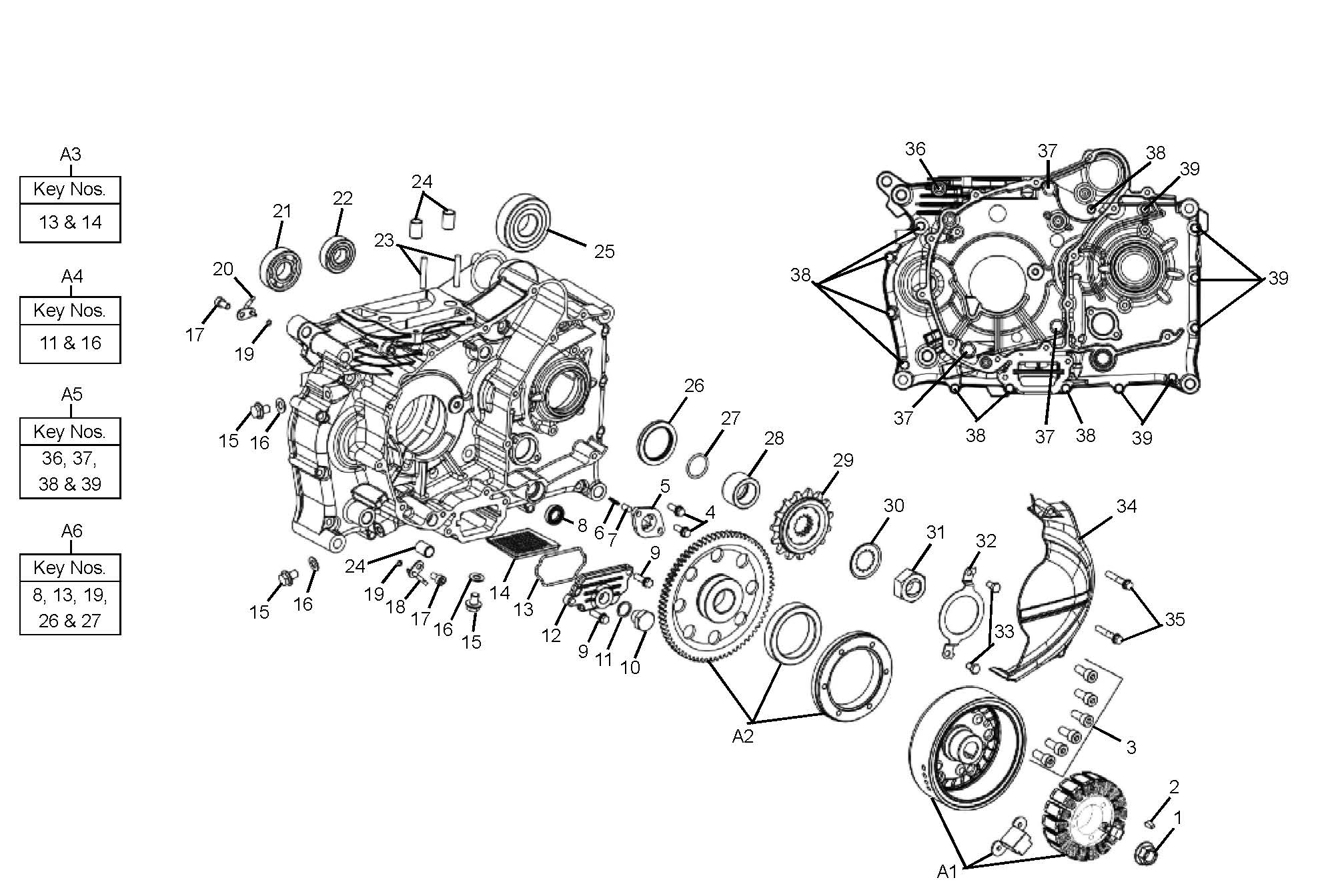 Royal Enfield Himalayan Kurbelgehäuse Links