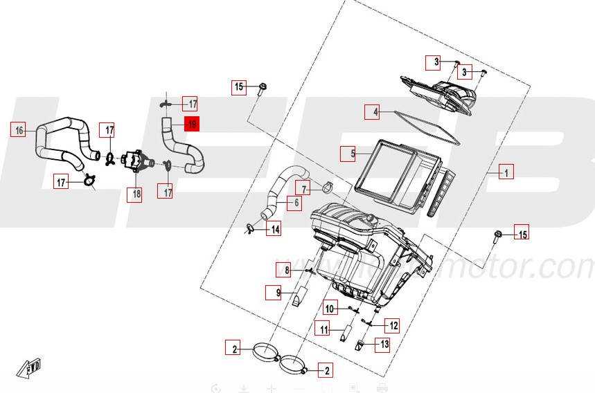 Luftfilter - CFMOTO 450 MT