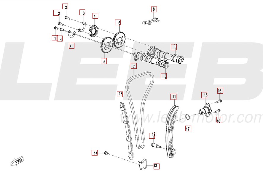 Nockenwelle - CFMOTO 450 MT
