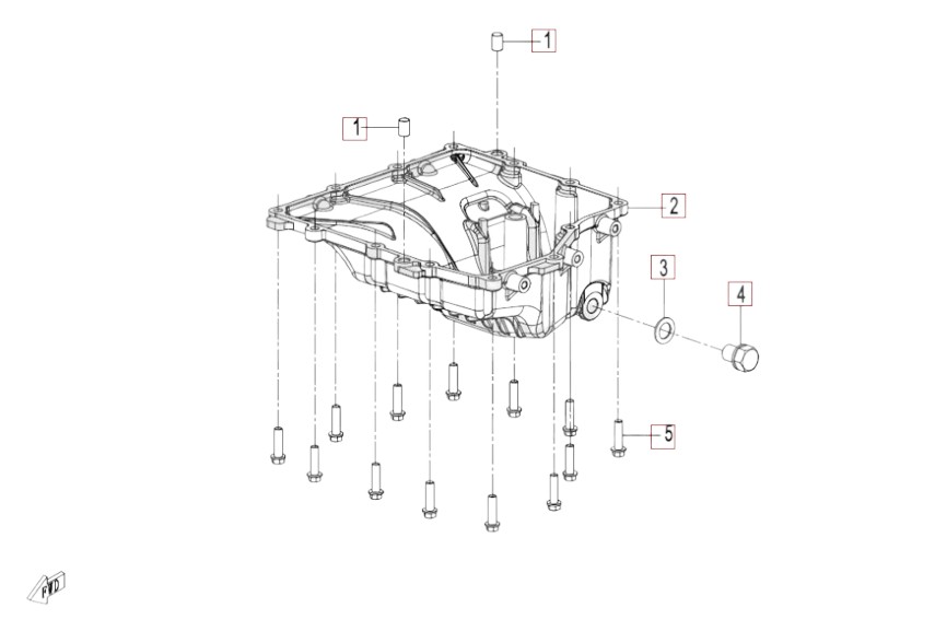 Ölwanne - CFMOTO 675 SR-R