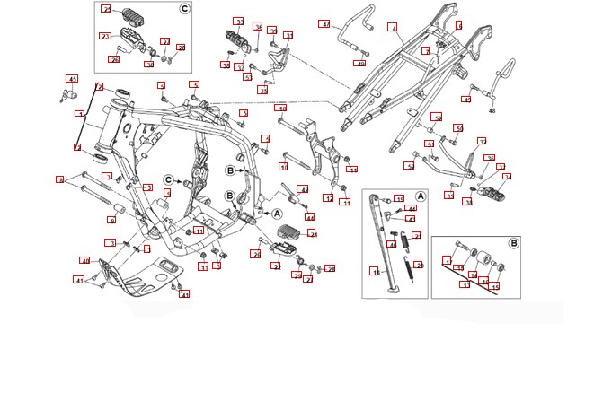 RS125R Rahmen SWM RS125R Rahmen