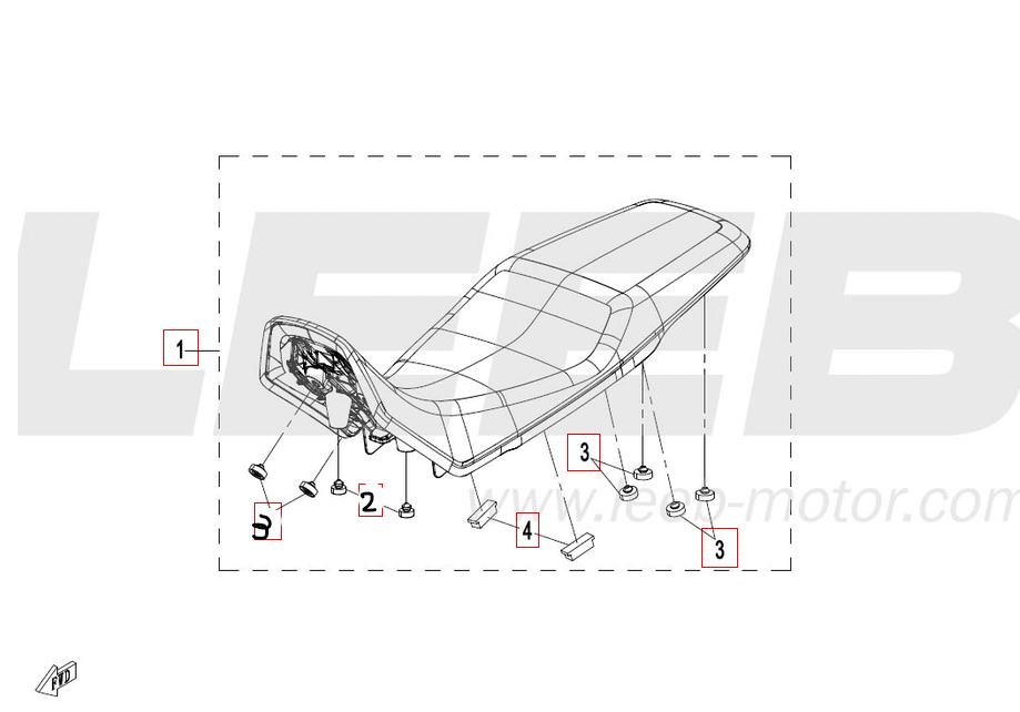 Sitz CFMoto Sitz - CFMOTO 450 MT Euro5+