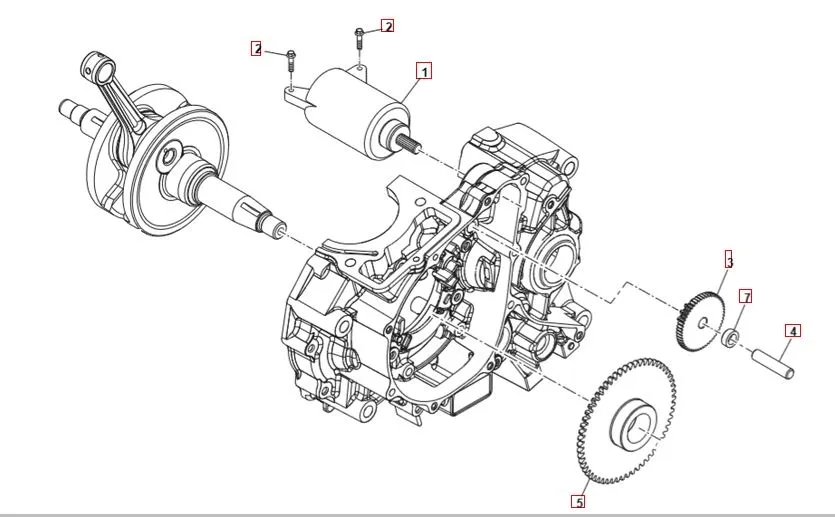 sm125r anlasser SWM SM125R Euro 4 Anlasser