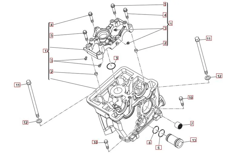 swm-zylinderkopf- SWM SM125R Euro 4 Zylinderkopf