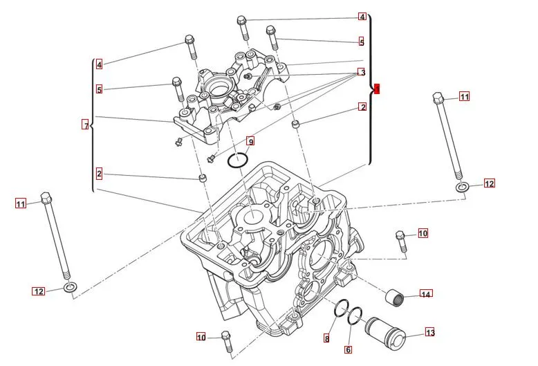 SM125R Zylinderkopf SWM SM125R Zylinderkopf