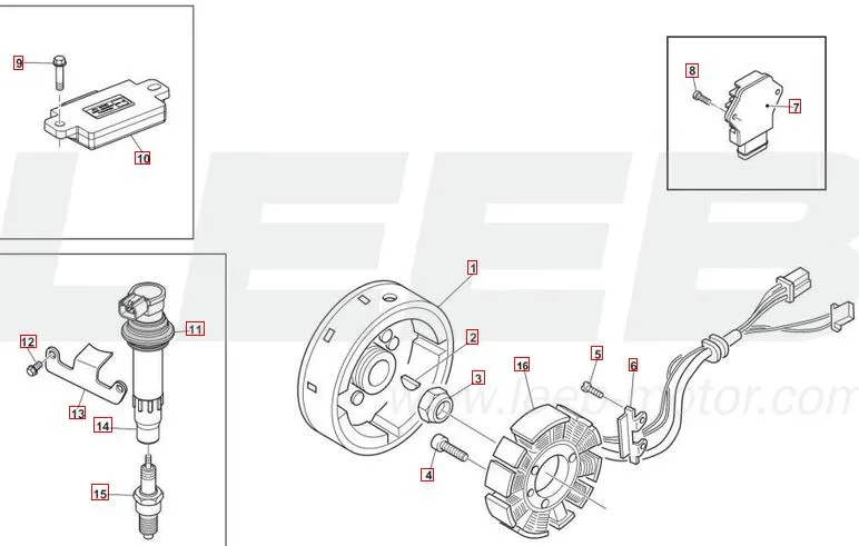 SWM SM500R E5  Elektrische Teile