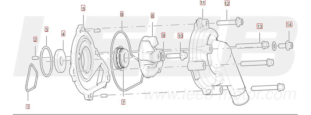 SRT 700 - Wasserpumpe SRT 700 - Wasserpumpe