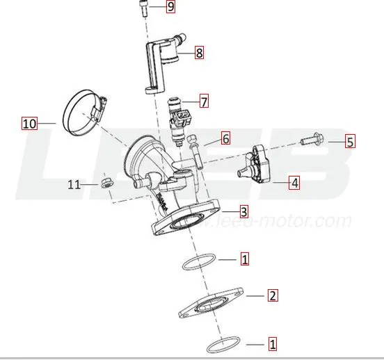 SRV 125 - Ansaugbrücke SRV 125 - Ansaugbrücke