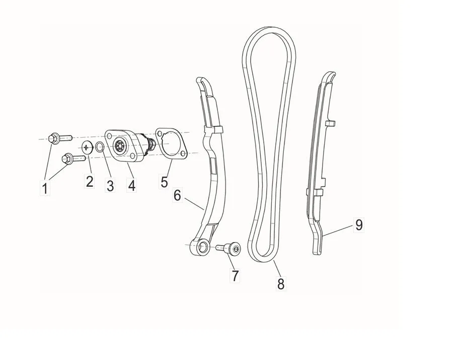 Steuerkettenspanner- BN 125 Euro 5