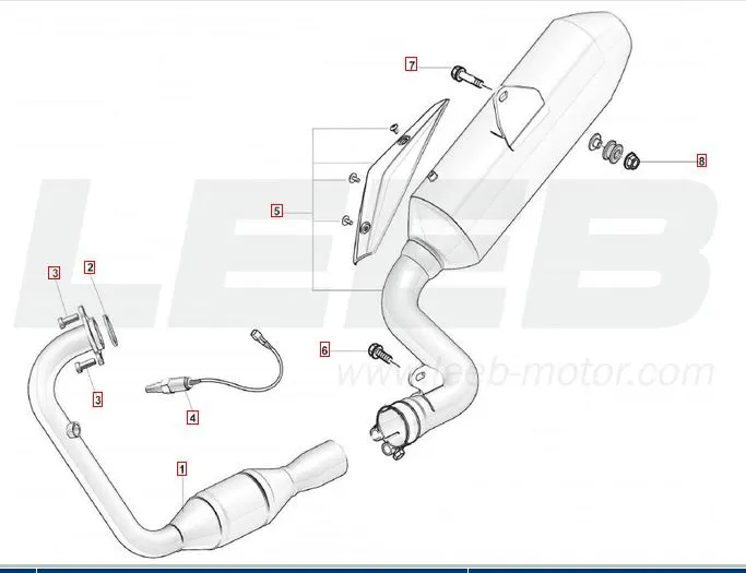Euro 4 SWM Hoku 125 E5 Auspuff