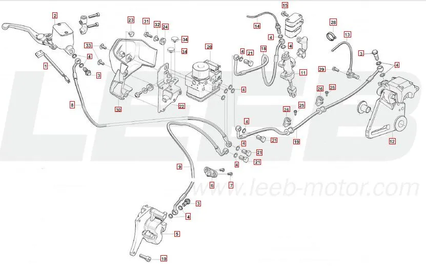 SWM Hoku 125 E5 Bremssystem