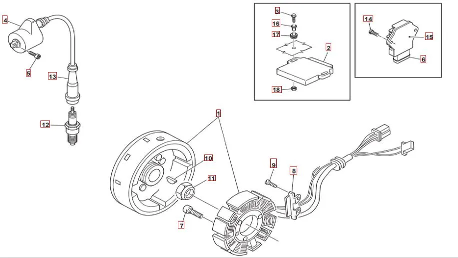SWM RS 500R E5 elektrische Komponenten