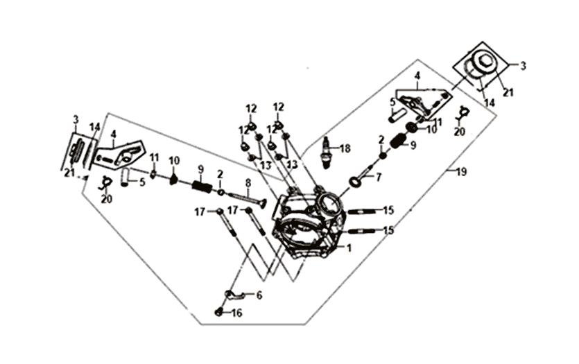 Sym Jet 14 Zylinderkopf Ersatzteile