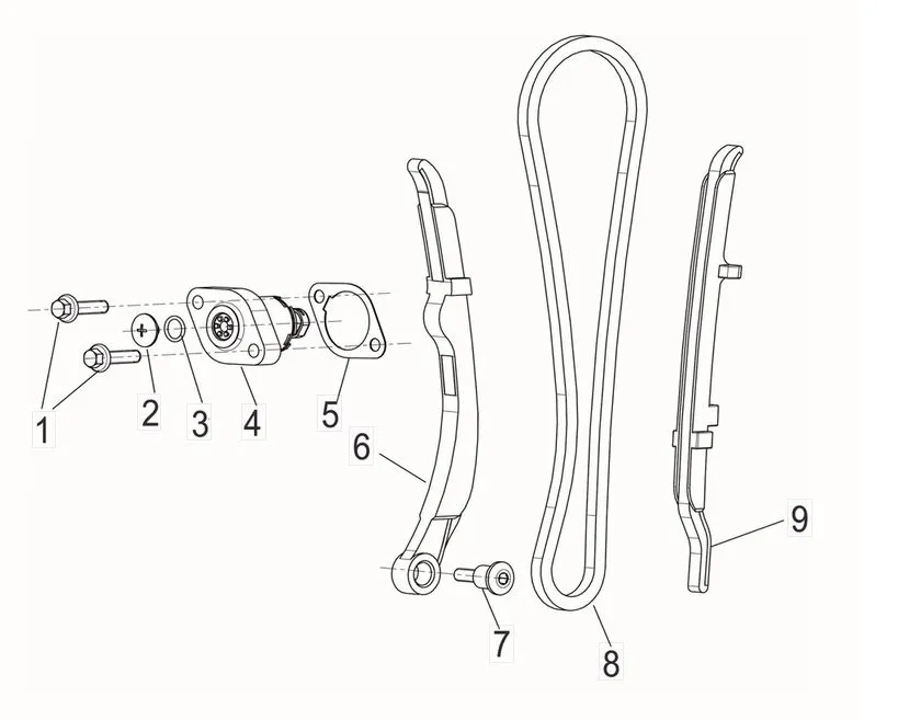 TNT 125 - Steuerkettenspanner TNT 125 - Steuerkettenspanner
