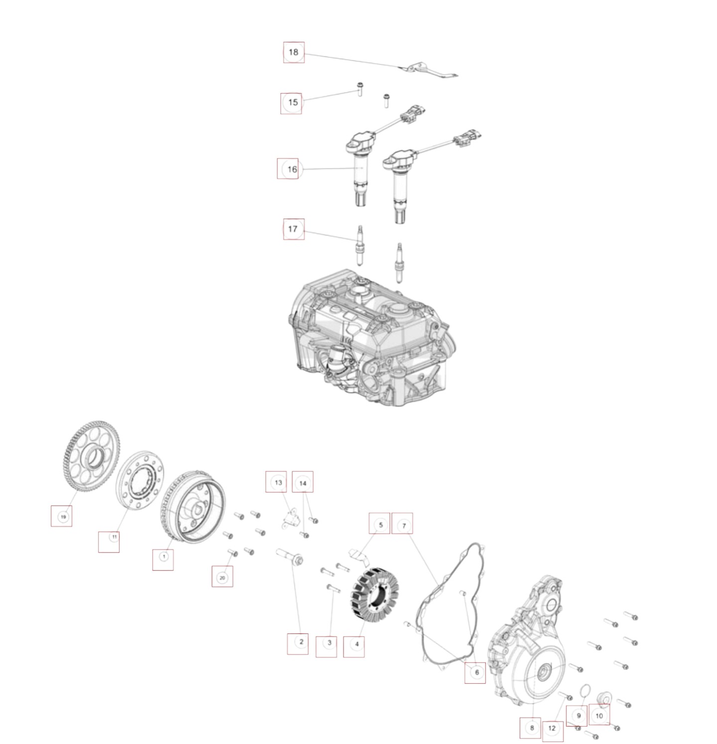 Zündsystem - CFMOTO 1000 MT-X