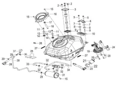 BN 125 - Benzintank & Benzinpumpe