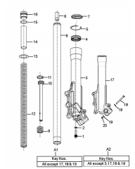 Royal Enfield Bullet Gabel