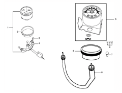 Royal Enfield Bullet Original Tachometer