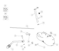 Royal Enfield Bullet Trials Motorabdeckung links