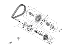 CFMoto CForce 850 CVT-Getriebe