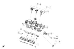 Drosselklappe cfmoto Drosselklappe Einspritzventil - CFMoto 675 SR-R