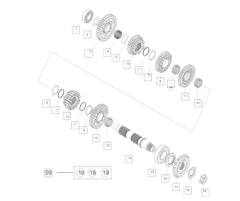 Getriebesystem 1000 mtx Getriebesystem 2 - CFMOTO 1000 MT-X