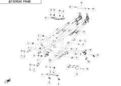 Heckrahmen CFMoto 1000 mtx Heckrahmen - CFMOTO 1000 MT-X