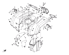 Ersatzteile Heckverkleidung CFMOTO - CForce 450 ONE