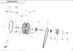 Hinterrad - CFMOTO 675SR-R Euro5+