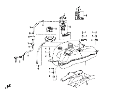 Ersatzteile Kraftstofftank CFMOTO - CForce 450 ONE