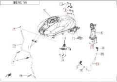Kraftstofftank - CFMOTO 675SR-R Euro5+