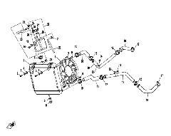 Ersatzteile Kühlsystem CFMOTO - CForce 450 ONE