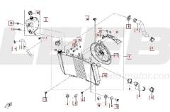 Kühlsystem - CFMOTO 450 MT