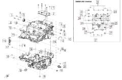 Kurbelgehäuse Ober-Unterteile 675 SR-R Kurbelgehäuse Ober-Unterteile - CFMOTO 675 SR-R