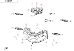 Lampe 1000 mtx Lampen - CFMOTO 1000 MT-X