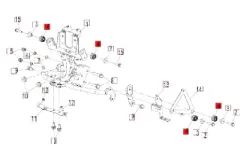 Lampen- / Instrumententräger  - CFMOTO 450 MT Euro5