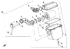 Ersatzteile Luftfilter CFMOTO - CForce 450 ONE