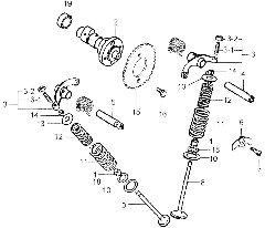 Ersatzteile Nockenwelle Brixton BX125 - Cromwell 125